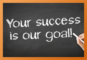 Your Success Chalkboard Quote